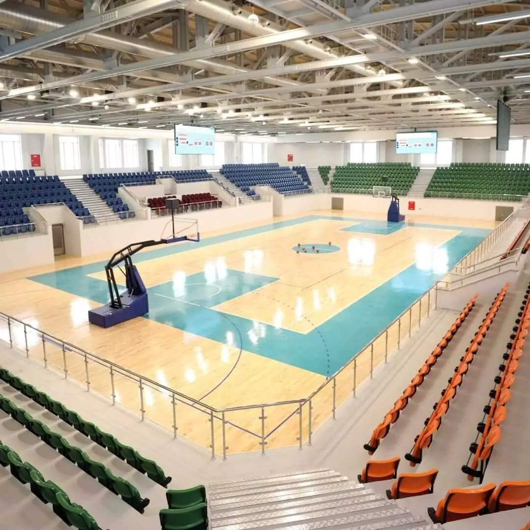 Compact Folding Arena Seating Installed Image